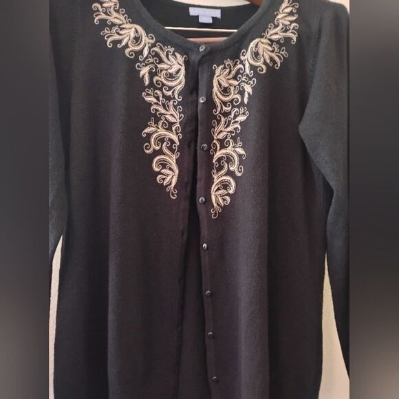 Women's size Large Cardigan Sweater - Picture 5 of 9